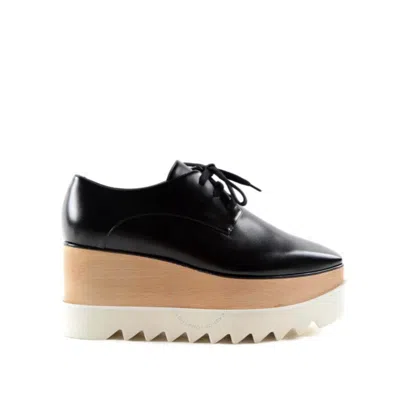 Stella Mccartney Elyse Platform Lace-up Shoes In Black