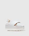 Stella Mccartney Elyse Platform Sandals In White