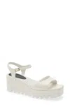Stella Mccartney Platform Square-toe Sandals In White