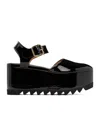 Stella Mccartney Elyse Platform Sandals In Black