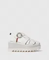 Stella Mccartney Elyse Platform Sandal In Ivory