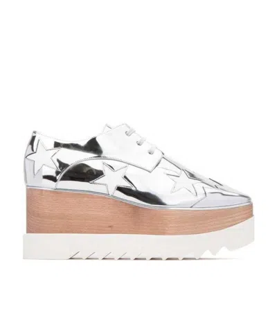 Stella Mccartney Elyse Platform Shoes In White
