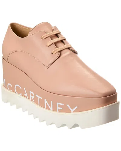 Stella Mccartney Elyse Platform Derby Shoes In Pink