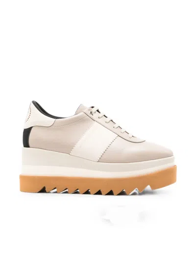 Stella Mccartney Elyse Platform Sneakers In Neutral