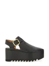 Stella Mccartney Elyse Sandal With Platform In Black
