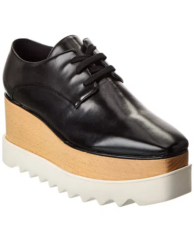 Stella Mccartney Elyse Platform Lace-up Shoes In Black