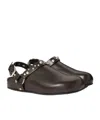 Stella Mccartney Elyse Studded Clogs In Black