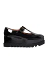 Stella Mccartney Elyse T-bar Platform Mary Janes In Black