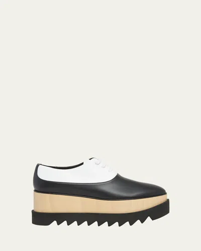 Stella Mccartney Elyse Faux-leather Platform Shoes In Black