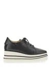 Stella Mccartney Elyse" Wedge Lace-up In Black
