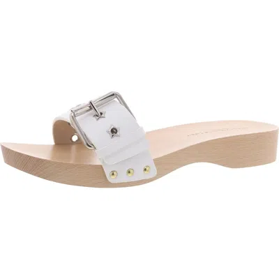 Stella Mccartney Elyse Womens Buckle Man Made Slide Sandals
