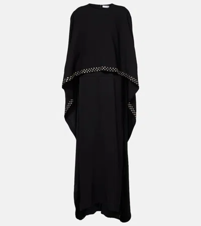 Stella Mccartney Verziertes Maxikleid In Black