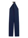 Stella Mccartney Embellished Halterneck Jumpsuit In Blue