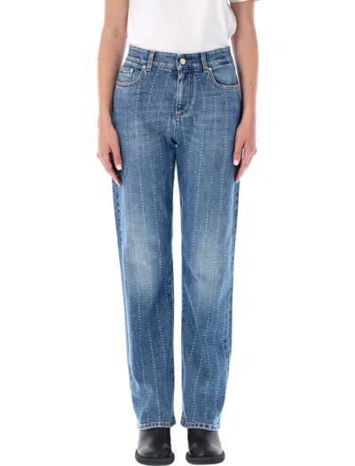 Stella Mccartney Embellished Jeans In Vintage Dark