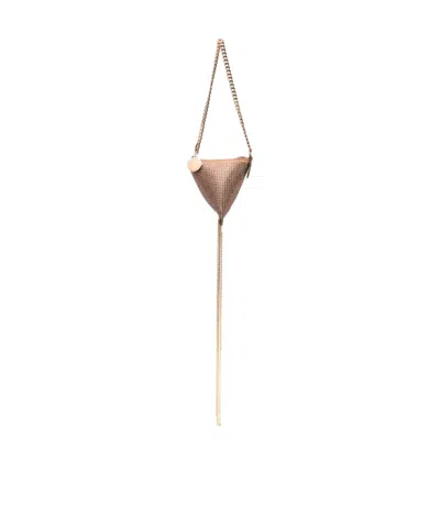 Stella Mccartney Embellished Mini Bag In Bronze