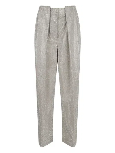 STELLA MCCARTNEY EMBELLISHED PLEATED TROUSERS