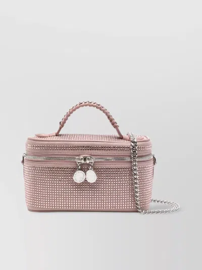 STELLA MCCARTNEY EMBELLISHED RECTANGULAR SHOULDER BAG