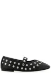Stella Mccartney Ryder Vegan Embellished Mary Jane Ballerina Flats In Black