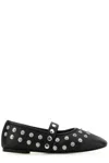 Stella Mccartney 5mm Ryder Alter Mat Stretch Flats In Black