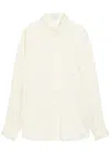 Stella Mccartney Embellished Satin-crepe Shirt In Pattern