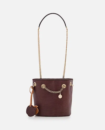 Stella Mccartney Embossed Alter Mat Shoulder Bag In Brown