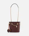Stella Mccartney Embossed Alter Mat Shoulder Bag In 棕色