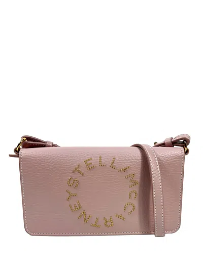 Stella Mccartney Embossed Cross Body Bag In Pink