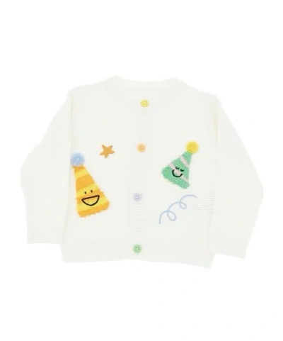 Stella Mccartney Kids' Embroidered Cardigan In White