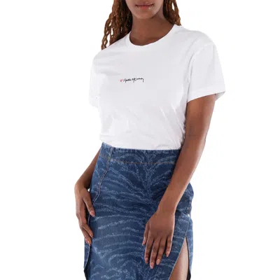STELLA MCCARTNEY EMBROIDERED CREWNECK T-SHIRT