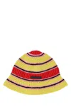 Stella Mccartney Crochet Bucket Hat In Multi