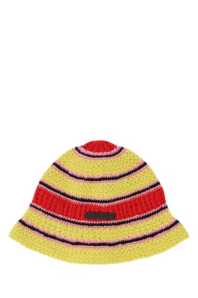 STELLA MCCARTNEY STELLA MCCARTNEY EMBROIDERED CROCHET HAT