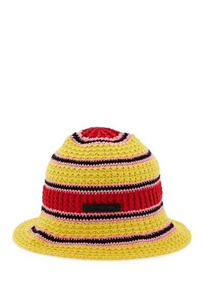 Stella Mccartney Embroidered Crochet Hat