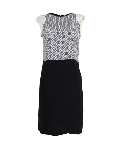 Stella Mccartney Embroidered Dress In Black Viscose