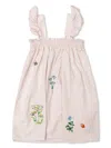 Stella Mccartney Embroidered Dress In White