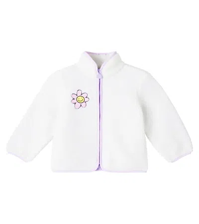 STELLA MCCARTNEY EMBROIDERED FLEECE JACKET