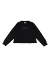 Stella Mccartney Embroidered Fleece Top In Black