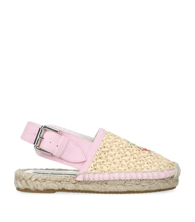 Stella Mccartney Kids' Embroidered Insect Espadrilles In Multicolor