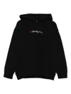 Stella Mccartney Embroidered-logo Hoodie In Black