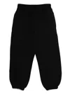 Stella Mccartney Kids Embroidered-logo Sweatpants In Black