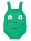 Stella Mccartney Embroidered Romper In Green