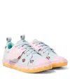 Stella Mccartney Embroidered Sneakers In Blue