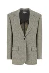 Stella Mccartney Embroidered Wool Blend Blazer