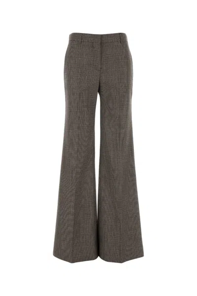 STELLA MCCARTNEY STELLA MCCARTNEY EMBROIDERED WOOL PALAZZO PANT