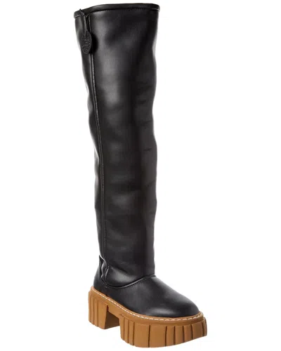 Stella Mccartney Emilie Over-the-knee Platform Boot In Black