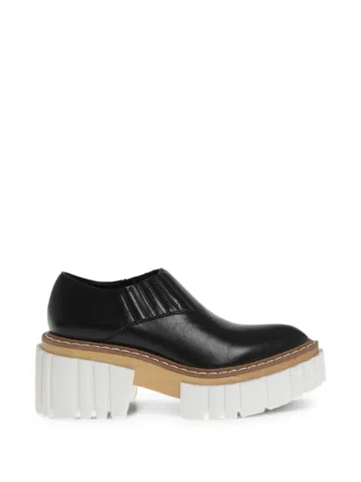 Stella Mccartney Emilie Wedge-heel Sneakers In Black