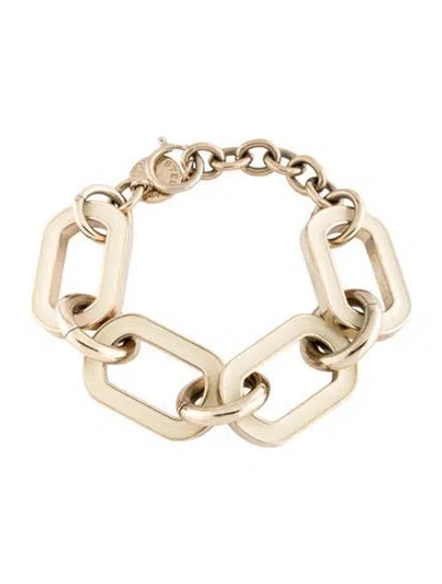 Pre-owned Stella Mccartney Enamel Link Bracelet, 8" In Multicolor