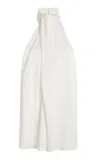 Stella Mccartney Envers Satin Halter Top In White
