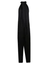 Stella Mccartney Envers Satin Halterneck All In One In Black