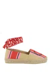 Stella Mccartney Espadrillas In Rafia A Righe Gaia In Multicolor