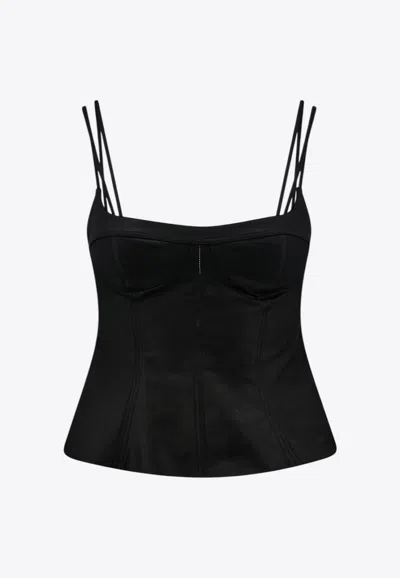 Stella Mccartney Essential Sleeveless Top In Black